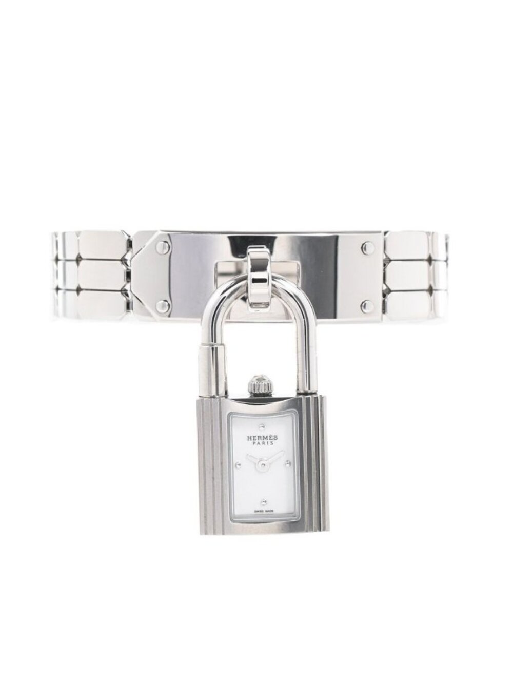 Hermes Watch Kelly Silver